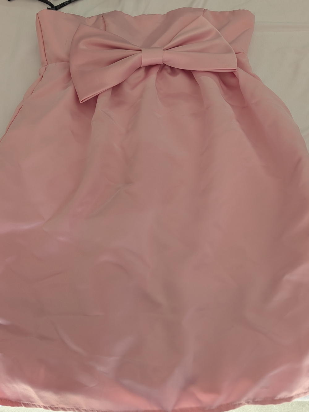 dELiA*s Light Pink Satin Bow Front Party Dress
